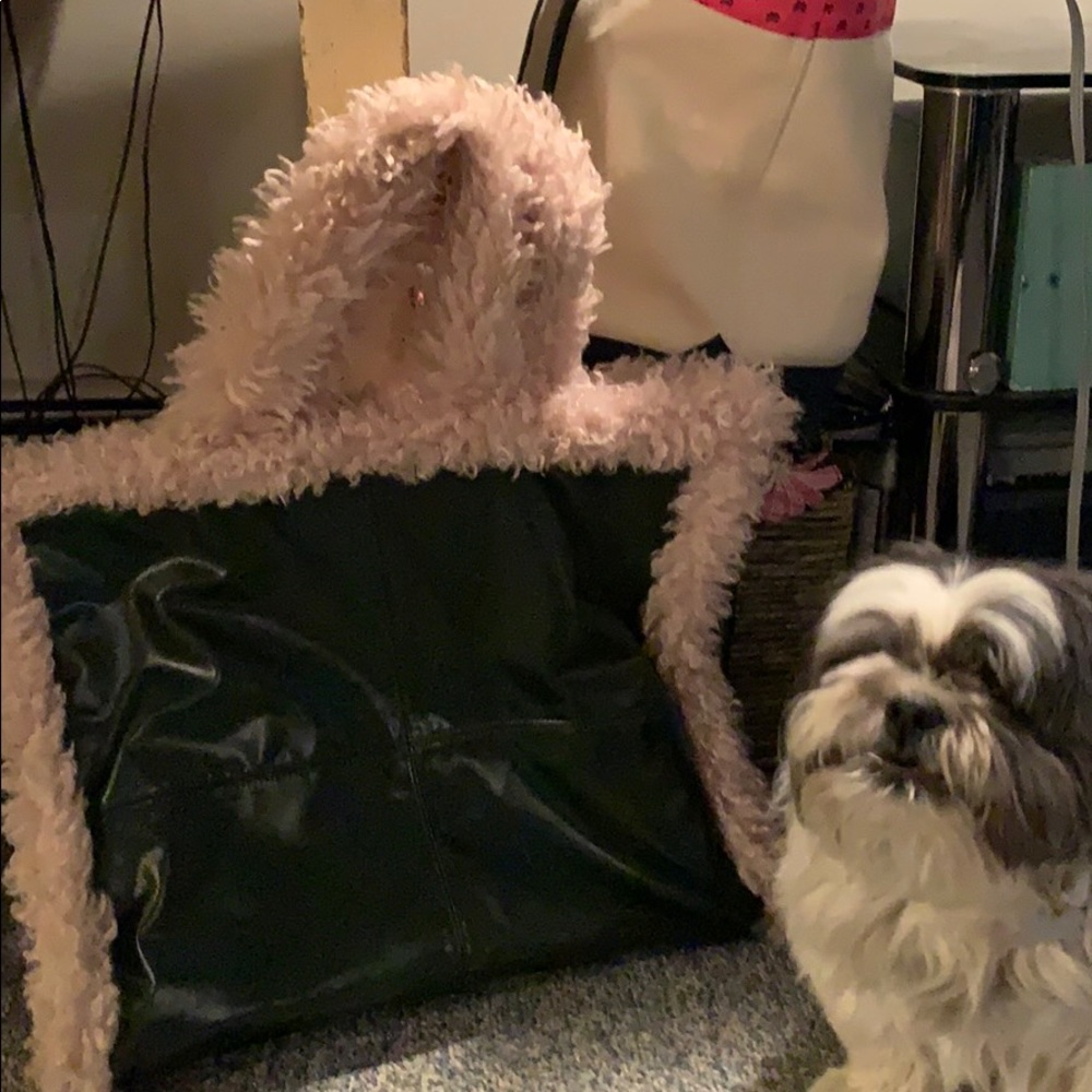 Urban outfitters Faux Leather and shearling tote